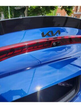 2022 23 24 25 26 Kia K5 K7 K8 KX Tailgate Letters Plastic Overlay in Matte Black